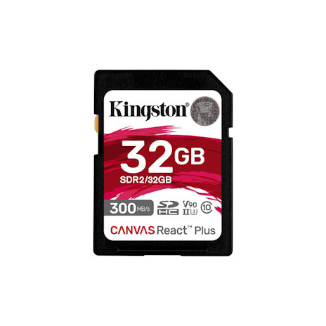 Kingston Canvas React Plus/SDHC/32GB/300MBps/UHS-II U3 / Class 10