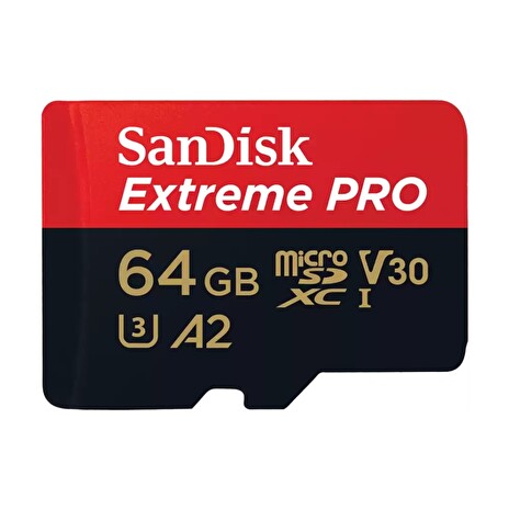SanDisk Extreme PRO microSDXC 64GB 200MB/s + ada.