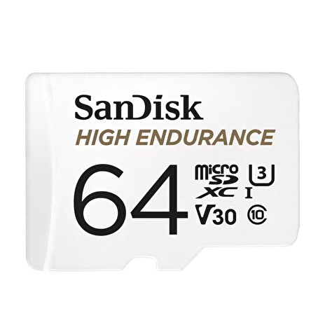 SanDisk High Endurance microSDXC 64GB + adaptér
