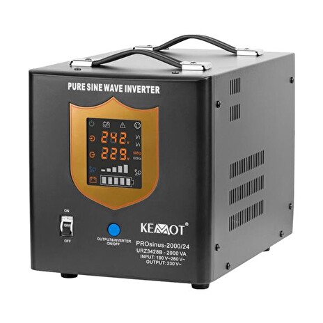 Zdroj záložní KEMOT PROsinus-2000/24 1400W 24V Black