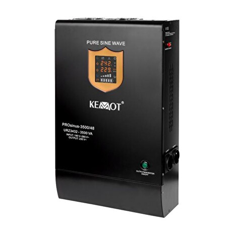 Zdroj záložní KEMOT PROsinus-3500/48 2400W 48V Black nástěnný