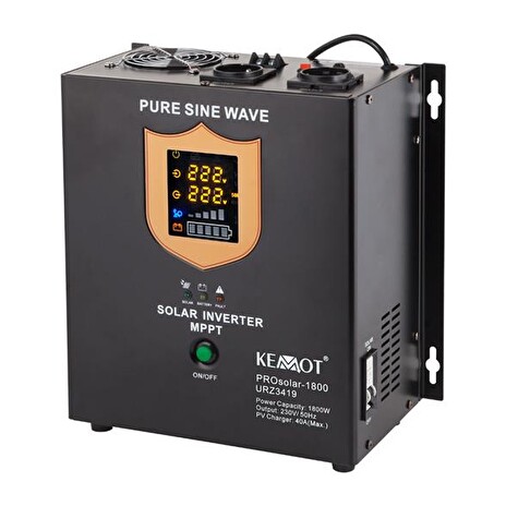 Měnič napětí KEMOT PROsolar-2500 1800W 24V Black
