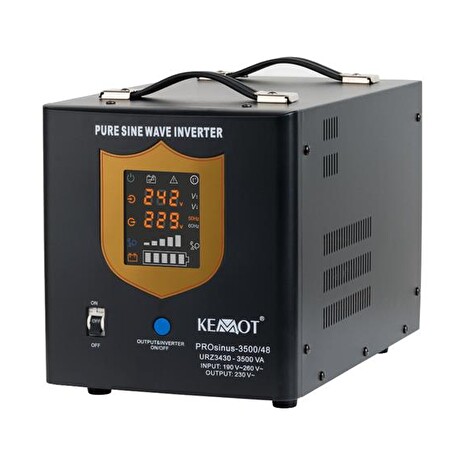 Zdroj záložní KEMOT PROsinus-3500/48 2400W 48V Black