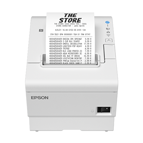 EPSON pokladnní tiskárna TM-T88VII bílá, RS232, USB, Ethernet, vyměnitelné rozhraní