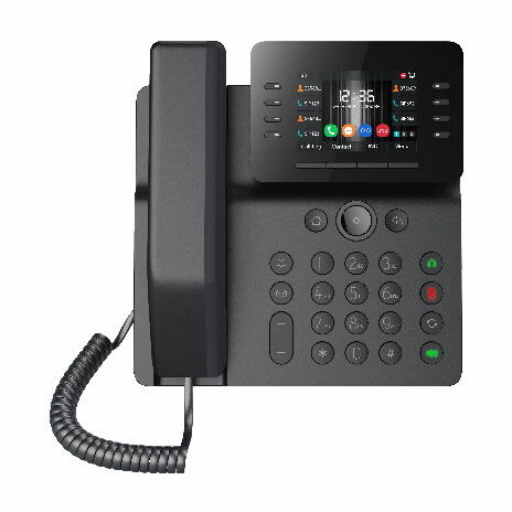 Fanvil V64 SIP telefon, 3,5"bar.disp., 12SIP, 21DSS tl., WiFi, BT, dual Gbit, PoE