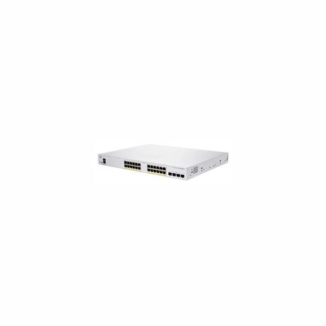 Cisco switch CBS250-24FP-4X, 24xGbE RJ45, 4x10GbE SFP+, PoE+, 370W - REFRESH