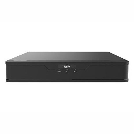 UNIVIEW NVR, 8 PoE (Max 108W) kanálů, H.265, 1x HDD, vstup 8 Mpix (max 64Mbps), prohlížeč 8 Mpix (Max 64Mbps)