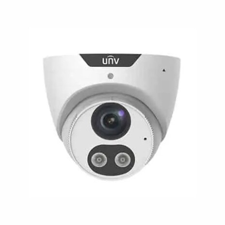 UNIVIEW IP kamera 2688x1520 (4 Mpix), až 25 sn/s, H.265, obj. 2,8 mm (101,1°), PoE, Mic., Repro, Smart IR 30m, Bílý přís