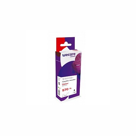 WECARE ARMOR ink kompatibilní s CANON PGi-570XLBK, černá/black pigm.