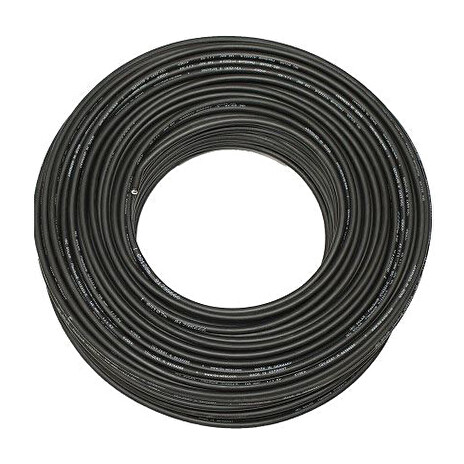 Solární kabel 4mm2, 1500V, černý, 100m, H