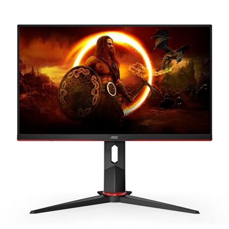 AOC LCD herní 24G2ZU 23,8" IPS/1920x1080@240Hz/0,5ms/350cd/2xHDMI/DP/4xUSB/Repro/Pivot/HAS/VESA