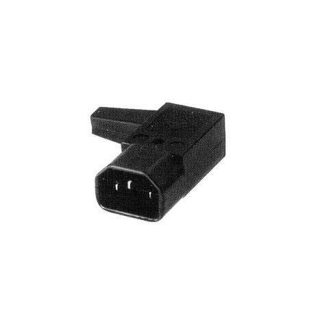 PremiumCord konektor IEC 320 C14 10A pravoúhlý
