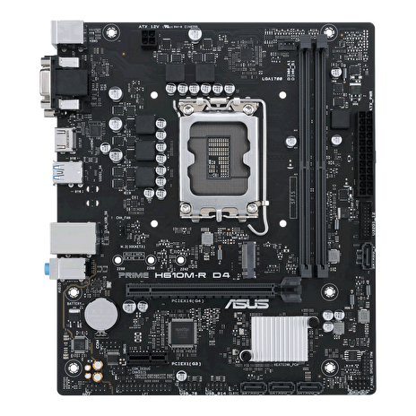 ASUS PRIME H610M-R D4-SI, 1700, Intel H610, 2xDDR4, mATX