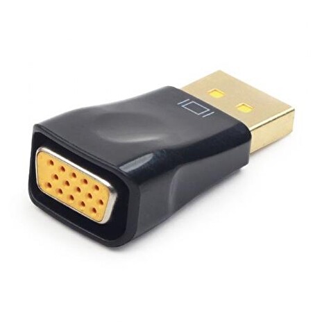 Gembird adaptér DisplayPort (M) na VGA (F), čierny