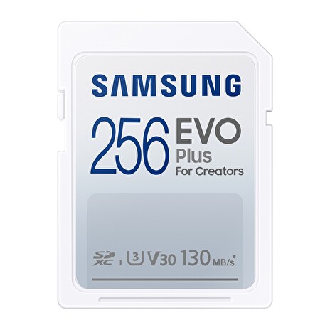 Samsung EVO Plus/SDXC/256GB/130MBps/UHS-I U3 / Class 10