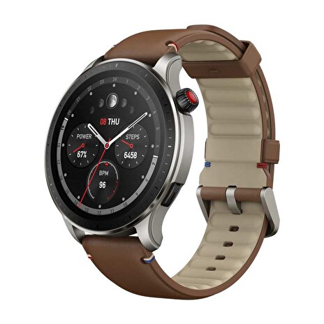 Amazfit GTR 4 Vintage Brown Leather