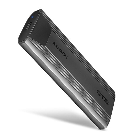 Axagon EEM2-GTS SuperSpeed+ USB-C 3.2 Gen 2, externí kovový box pro M.2 NVMe SSD disky, bezšroubkový