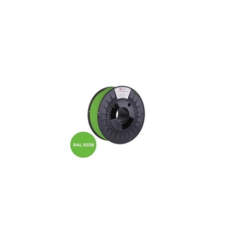 C-TECH Tisková struna (filament) PREMIUM LINE, PETG, luminiscenční zelená, RAL6038, 1,75mm, 1kg