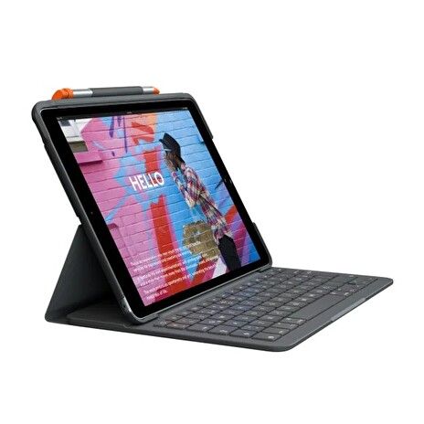 Logitech Slim Folio pro iPad (CZ layout, grav.)