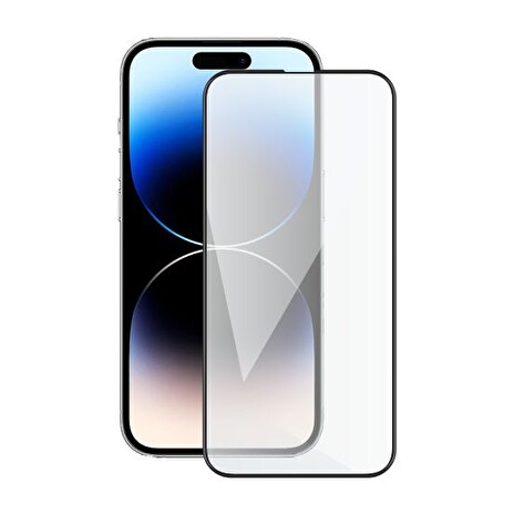 Screenshield APPLE iPhone 14 Pro (full COVER black) Tempered Glass Protection