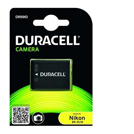 DURACELL Baterie - Baterie do digitálního fotoaparátu nahrazuje Nikon EN-EL19 3,7V 700mAh