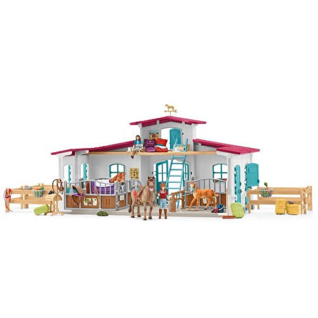Hračka Schleich Stáj s příslušenstvím u jezera, new