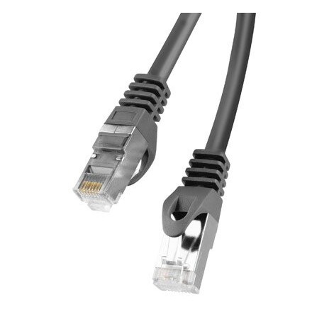 LANBERG Patch kabel CAT.6 FTP 1.5M černý Fluke Passed