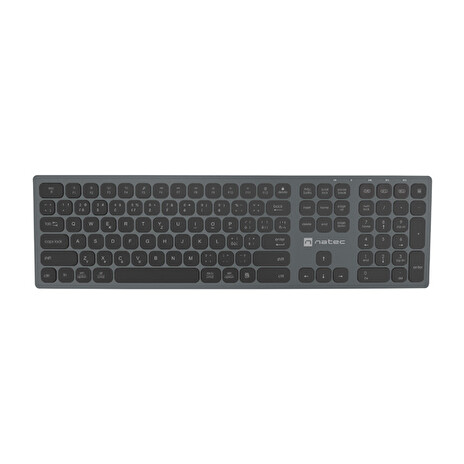 Natec klávesnice DOLPHIN/Bezdrátová Bluetooth/CZ-SK layout/Šedá