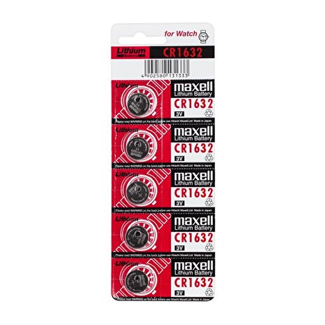 Baterie CR1632 MAXELL lithiová 5ks / blistr
