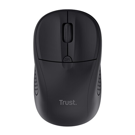TRUST Primo/Kancelářská/Optická/1 600 DPI/Bezdrátová USB/Černá