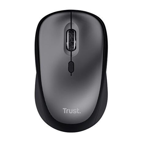 TRUST YVI+/Kancelářská/Optická/Pro praváky/1 600 DPI/Bezdrátová USB/Černá