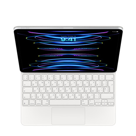Magic Keyboard for 13" iPad Air (M2) -UA-White