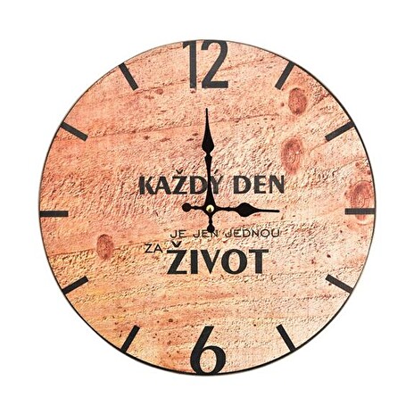 Hodiny INDECOR Každý den 34cm