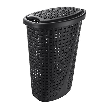 Koš prádelní ORION Slim 45l Black