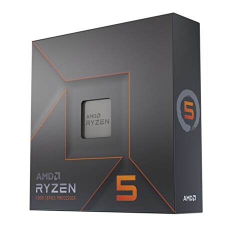 AMD cpu Ryzen 5 7600X AM5 Box (6core, 12x vlákno, 4.7GHz / 5.3GHz, 38MB cache, 105W), Radeon Graphics, bez chladiče