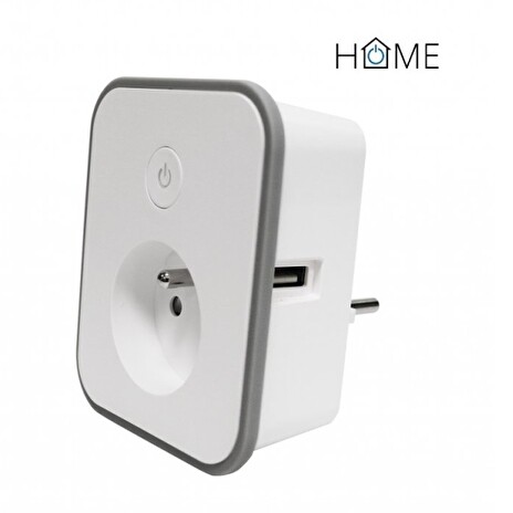iGET HOME Power 2 USB - Smart WiFi zásuvka 230V s USB porty a měřením spotřeby
