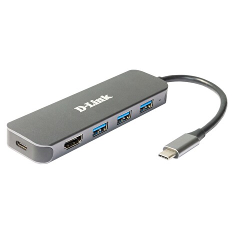 D-Link DUB-2333 5-in-1 USB-C Hub with HDMI/Power Delivery