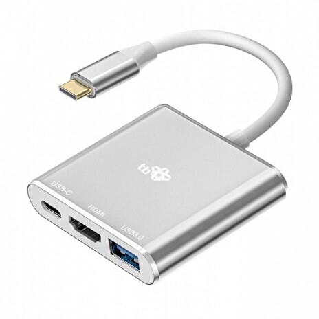 TB adapter USB-C 3v1 - HDMI, USB, PD