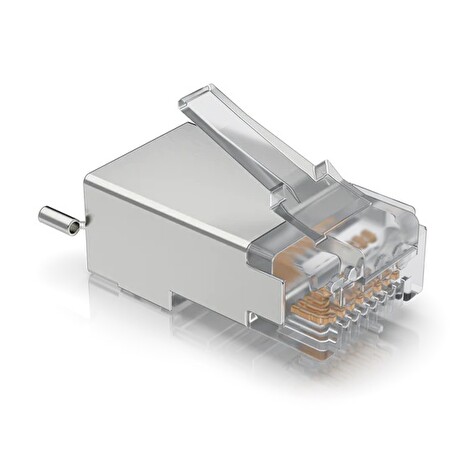 Ubiquiti UISP-Connector-SHD - STP RJ45 konektor, Cat5, 8p8c, drát, pozlacený, AWG24 (100ks)