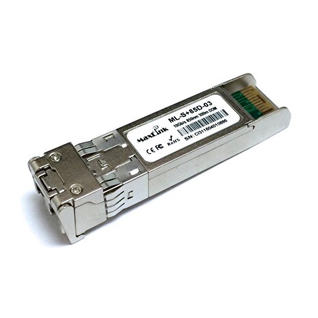MaxLink 10G SFP+ optický modul, MM, 850nm, 300m, 2x LC konektor, DDM