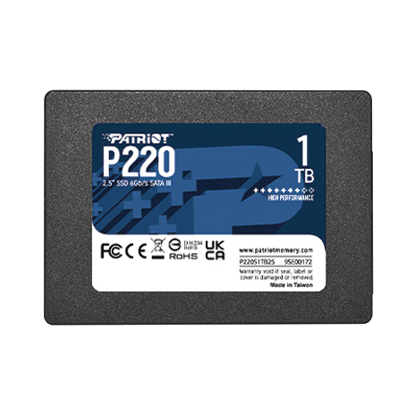 PATRIOT P220/1TB/SSD/2.5"/SATA/3R