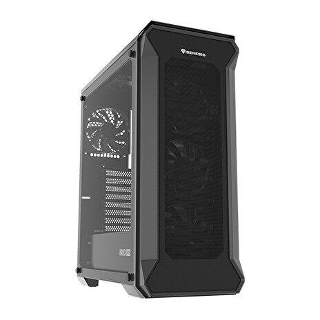 Genesis IRID 505F/Midi Tower/Transpar./Černá