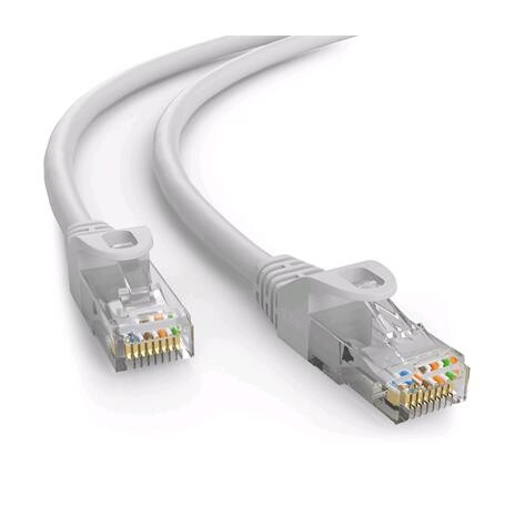 Kabel C-TECH patchcord Cat6, UTP, šedý, 40m