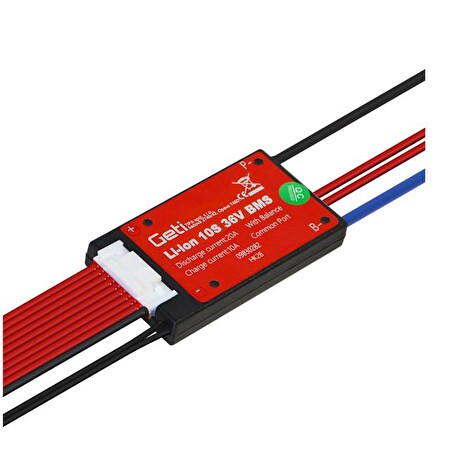 BMS GETI GBM10S20ASW (36V) + teplotní čidlo + sp. kontakt pro Li-Ion články