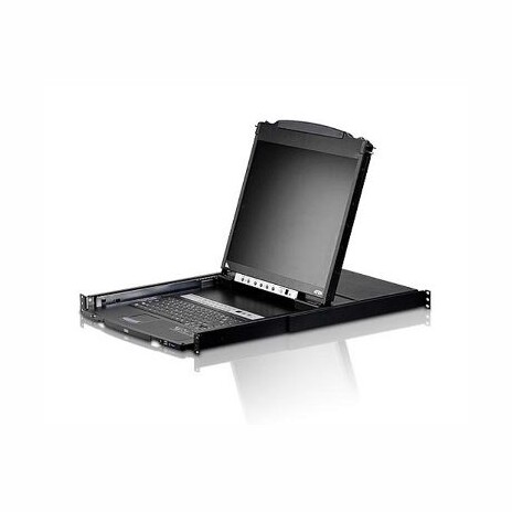ATEN KVM 8 port Dual Rail LCD 19'' + keyboard + touchpad USB-PS/2