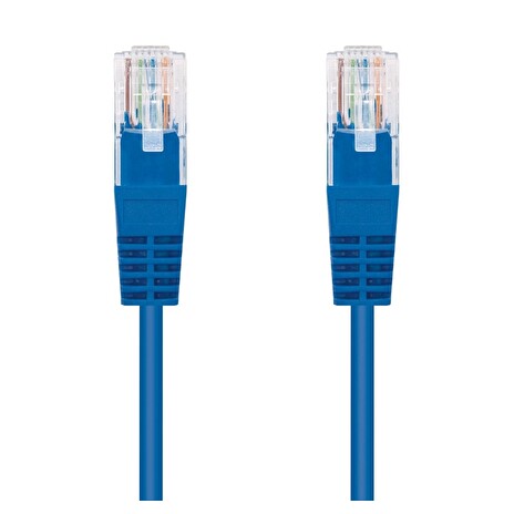 C-TECH Kabel patchcord Cat5e, UTP, modrý, 1m