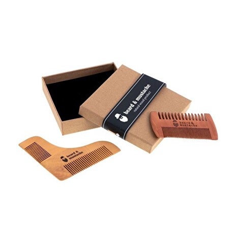 Sada na holení GADGET MASTER Beard & Mustache Comb Set