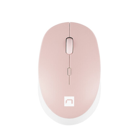 Natec optická myš HARRIER 2/1600 DPI/Kancelářská/Optická/1 600 DPI/Bezdrátová Bluetooth/Bílá-růžová