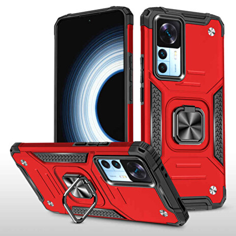 Lenuo Union Armor obal pro Xiaomi 12T/12T Pro, červená