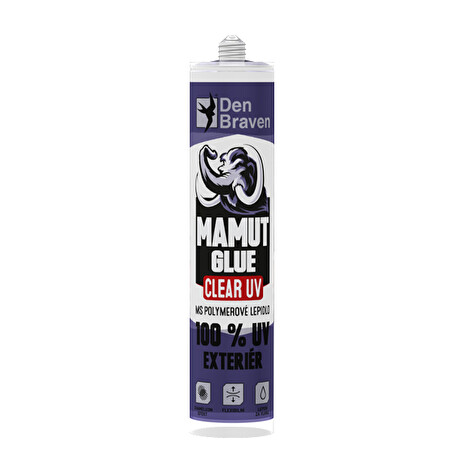 Lepidlo DEN BRAVEN MAMUT CLEAR UV 290ml